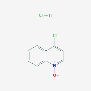 molecular formula C9H7Cl2NO B3055683 4-Chloroquinoline 1-oxide hydrochloride CAS No. 6627-90-3