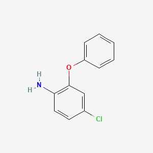 molecular formula C12H10ClNO B3055685 4-Chloro-2-phenoxyaniline CAS No. 6628-13-3