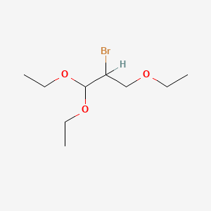 molecular formula C9H19BrO3 B3055692 2-溴-1,1,3-三乙氧基丙烷 CAS No. 6630-39-3