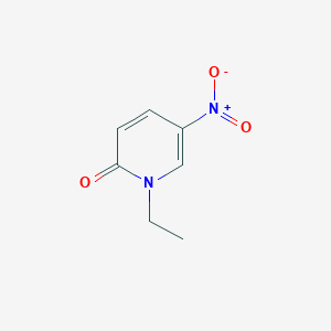 molecular formula C7H8N2O3 B3055697 1-乙基-5-硝基-吡啶-2-酮 CAS No. 66336-02-5