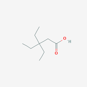 molecular formula C9H18O2 B3055701 3,3-二乙基戊酸 CAS No. 6637-50-9