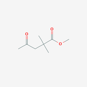 Pentanoic acid, 2,2-dimethyl-4-oxo-, methyl ester