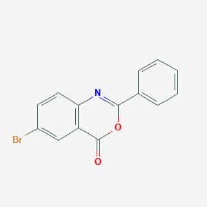 molecular formula C14H8BrNO2 B3055708 6-bromo-2-phenyl-4H-benzo[d][1,3]oxazin-4-one CAS No. 66387-70-0