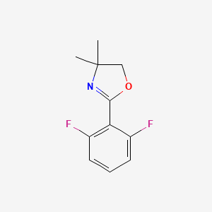 2-(2,6-Difluorophenyl)-4,4-dimethyl-4,5-dihydrooxazole