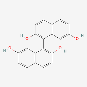molecular formula C20H14O4 B3055720 [1,1'-Binaphthalene]-2,2',7,7'-tetrol CAS No. 66478-68-0