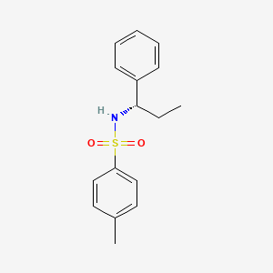 molecular formula C16H19NO2S B3055733 Benzenesulfonamide, 4-methyl-N-[(1S)-1-phenylpropyl]- CAS No. 66558-06-3
