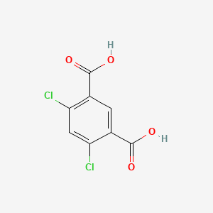 molecular formula C8H4Cl2O4 B3055738 4,6-二氯邻苯二甲酸 CAS No. 6660-65-7