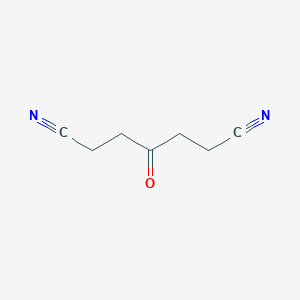 molecular formula C7H8N2O B3055741 4-氧代庚二腈 CAS No. 66619-32-7