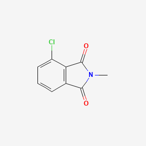 molecular formula C9H6ClNO2 B3055743 1H-Isoindole-1,3(2H)-dione, 4-chloro-2-methyl- CAS No. 66653-93-8