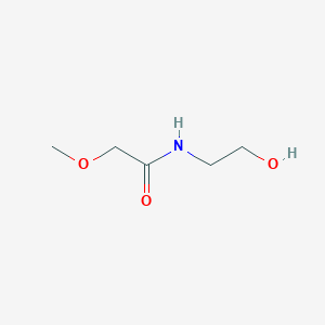 molecular formula C5H11NO3 B3055748 N-(2-羟乙基)-2-甲氧基乙酰胺 CAS No. 66671-60-1