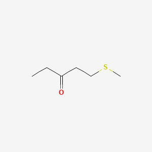 molecular formula C6H12OS B3055761 1-(Methylthio)-3-pentanone CAS No. 66735-69-1