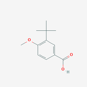 molecular formula C12H16O3 B3055762 苯甲酸，3-(1,1-二甲基乙基)-4-甲氧基- CAS No. 66737-89-1