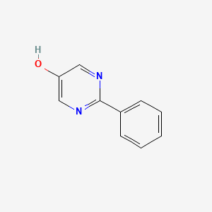 molecular formula C10H8N2O B3055763 2-苯基嘧啶-5-醇 CAS No. 66739-85-3