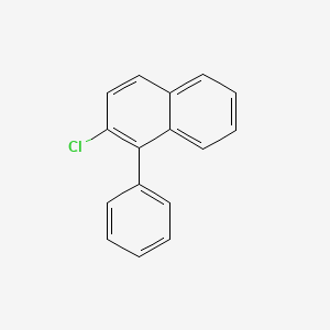 molecular formula C16H11Cl B3055769 2-Chloro-1-phenylnaphthalene CAS No. 66768-81-8
