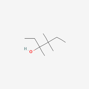 molecular formula C9H20O B3055772 3,4,4-Trimethylhexan-3-ol CAS No. 66793-74-6