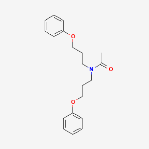 molecular formula C20H25NO3 B3055777 N,N-Bis(3-phenoxypropyl)acetamide CAS No. 66827-57-4
