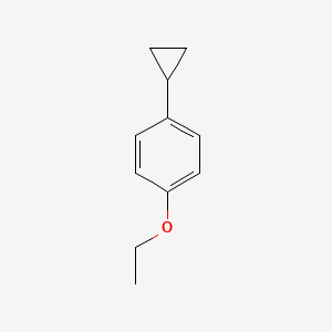 molecular formula C11H14O B3055778 1-Cyclopropyl-4-ethoxybenzene CAS No. 66832-94-8