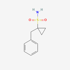 molecular formula C10H13NO2S B3055786 1-苄基环丙烷-1-磺酰胺 CAS No. 669008-34-8