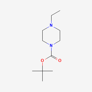 molecular formula C11H22N2O2 B3055787 叔丁基 4-乙基哌嗪-1-羧酸酯 CAS No. 669050-80-0