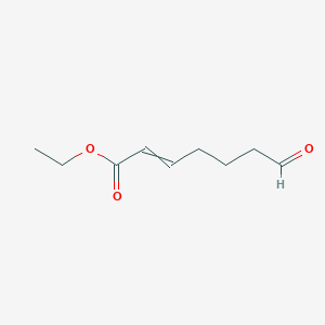 molecular formula C9H14O3 B3055812 Ethyl 7-oxohept-2-enoate CAS No. 67081-18-9