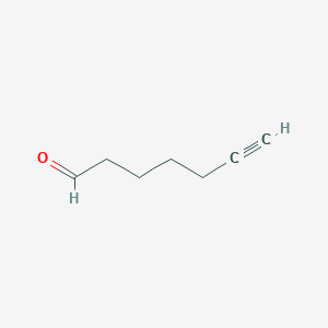 molecular formula C7H10O B3055815 6-Heptynal CAS No. 67100-10-1