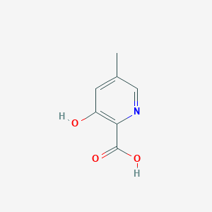 molecular formula C7H7NO3 B3055842 3-羟基-5-甲基吡啶-2-甲酸 CAS No. 672957-95-8