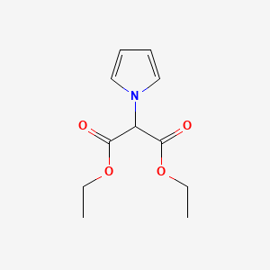 molecular formula C11H15NO4 B3055857 diethyl 2-(1H-pyrrol-1-yl)malonate CAS No. 67451-43-8