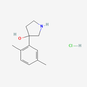 3-(2,5-Xylyl)-3-pyrrolidinol hydrochloride