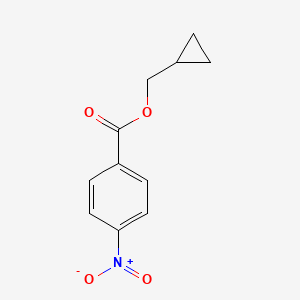 molecular formula C11H11NO4 B3055863 环丙基甲基 4-硝基苯甲酸酯 CAS No. 6749-93-5