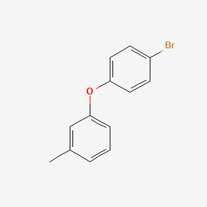 molecular formula C13H11BrO B3055867 1-(4-Bromophenoxy)-3-methyl-benzene CAS No. 67532-40-5