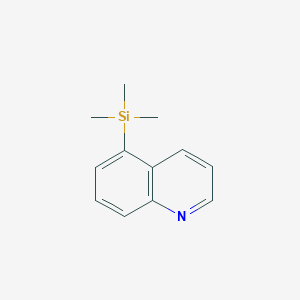 molecular formula C12H15NSi B3055868 5-(Trimethylsilyl)quinoline CAS No. 67532-97-2
