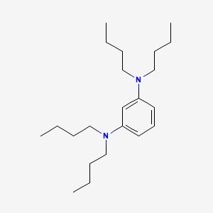 molecular formula C22H40N2 B3055888 1,3-Benzenediamine, N,N,N',N'-tetrabutyl- CAS No. 67676-48-6