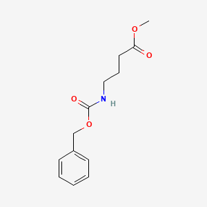 molecular formula C13H17NO4 B3055891 Methyl 4-(benzyloxycarbonylamino)butanoate CAS No. 67706-63-2