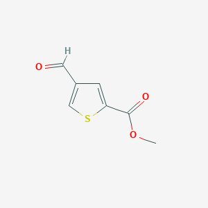 molecular formula C7H6O3S B3055903 Methyl 4-formylthiophene-2-carboxylate CAS No. 67808-68-8