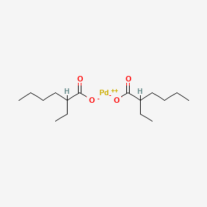 molecular formula C16H30O4Pd B3055906 Palladium 2-ethylhexanoate CAS No. 67816-11-9