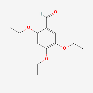 molecular formula C13H18O4 B3055910 2,4,5-Triethoxybenzaldehyde CAS No. 67827-54-7