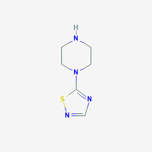 molecular formula C6H10N4S B3055924 1-(1,2,4-Thiadiazol-5-YL)piperazine CAS No. 67869-93-6