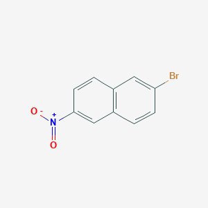 molecular formula C10H6BrNO2 B3055927 2-Bromo-6-nitronaphthalene CAS No. 67878-77-7