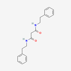 molecular formula C19H22N2O2 B3055937 N,N'-Diphenethyl-malonamide CAS No. 67942-22-7