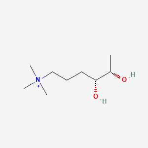 molecular formula C9H22NO2+ B3055946 毒蝇碱 CAS No. 6801-43-0