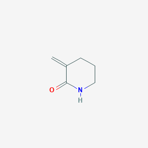 molecular formula C6H9NO B3055955 3-Methylidene-2-piperidinone CAS No. 68074-14-6