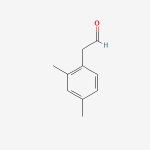 molecular formula C10H12O B3055957 苯乙醛，2,4-二甲基- CAS No. 68083-55-6