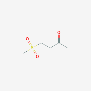 molecular formula C5H10O3S B3055975 4-甲磺酰基丁-2-酮 CAS No. 68152-37-4