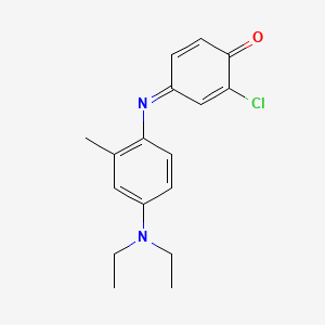 2,5-Cyclohexadien-1-one, 2-chloro-4-[[4-(diethylamino)-2-methylphenyl]imino]-