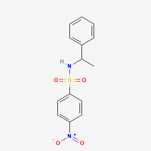 4-Nitro-N-(1-phenylethyl)benzenesulfonamide