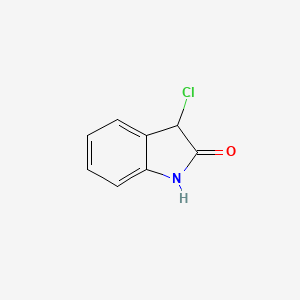 molecular formula C8H6ClNO B3055993 3-氯-1,3-二氢-2H-吲哚-2-酮 CAS No. 68235-96-1