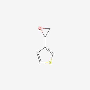 molecular formula C6H6OS B3056003 2-(噻吩-3-基)环氧乙烷 CAS No. 68277-38-3