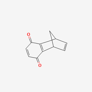molecular formula C11H8O2 B3056008 1,4-Methanonaphthalene-5,8-dione, 1,4-dihydro- CAS No. 6829-72-7