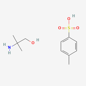 molecular formula C11H19NO4S B3056009 (2-Hydroxy-1,1-dimethylethyl)ammonium toluene-4-sulphonate CAS No. 68298-05-5