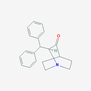 1-Azabicyclo[2.2.2]octan-3-one, 2-(diphenylmethyl)-, (2S)-